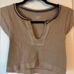 Urban Outfitters Go For Gold Seamless Top